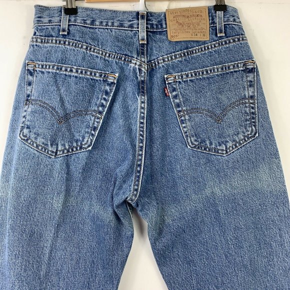 Vtg Levis 505 Red Tab USA Jeans Men Sz 34x36 - Picture 6 of 10